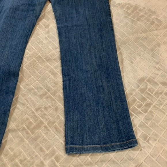 Levis Womens 10 Denim Jeans Blue 525 Perfect Waist Straight Mid Rise Stretch - Picture 13 of 13